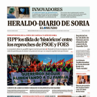 Portada de Heraldo-Diario de Soria de 27 de febrero de 2024.