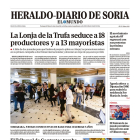 Portada de Heraldo Diario de Soria del 3 de marzo de 2024.
