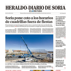 Portada de Heraldo Diario de Soria del 13 de marzo de 2024.