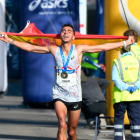 Ibrahim Chakir como campeón de España de maratón