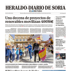 Portada de Heraldo Diario de Soria del 20 de marzo de 2024.