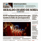 Portada de Heraldo-Diario de Soria de 26 de marzo de 2024.
