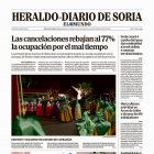 Portada de Heraldo-Diario de Soria de 27 de marzo de 2024.