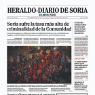 Portada de Heraldo Diario de Soria del 28 de marzo de 2024