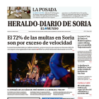 Portada de Heraldo Diario de Soria del 29 de marzo de 2024