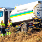 Camión cisterna de la Diputación de Soria.
