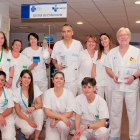 Sanitario de la Unidad de Urología del Hospital Santa Bárbara de Soria que han implantado un timbre avisador.