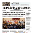 Portada de Heraldo-Diario de Soria de 5 de abril de 2024.