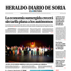 Portada de Heraldo-Diario de Soria de 7 de abril de 2024.