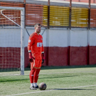 Biel Ribas en un partido de esta temporada con el Talavera.