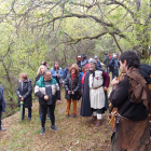 Los participantes se dan cita en torno al bosque sagrado de la Celtiberia en Beratón