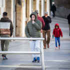 La semana pasada dejó también episodios de frío y abrigos en Soria.