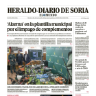 Portada de Heraldo Diario de Soria del 1 de mayo de 2024.