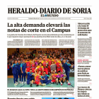 Portada de Heraldo-Diario de Soria de 5 de mayo de 2024.