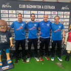 Jugadores sénior del Club Bádminton Soria