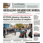 Portada de Heraldo Diario de Soria del 17 de mayo de 2024.