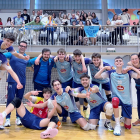 El equipo júnior del C.V. Río Duero durante el Campeonato de España celebrado en Zaragoza.