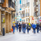 El Collado, calle comercial de la capital. MARIO TEJEDOR