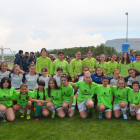 Los tres equipos femeninos de Covaleda, Salas y Duruelo.