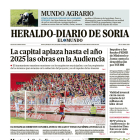 Portada de Heraldo Diario de Soria del 24 de mayo de 2024