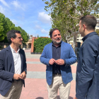 Tomás Cabezón, José Manuel Hernando y Javier Jiménez.