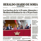 Portada de Heraldo Diario de Soria del 30 de mayo de 2024