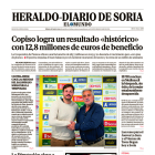 Portada de Heraldo-Diario de Soria de 1 de junio de 2024.