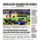 Portada de Heraldo-Diario de Soria de 2 de junio de 2024.