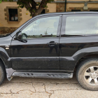Vehículo robado en la localidad navarra de Valtierra.