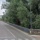Carretera sobre el puente medieval de Almazán