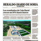 Portada de Heraldo-Diario de Soria de 15 de junio de 2024.