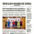Portada de Heraldo-Diario de Soria del 22 de junio de 2024.