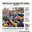 Portada de Heraldo-Diario de Soria de 30 de junio de 2024.