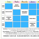 Actividades y horarios de la piscina del Castillo en Soria.