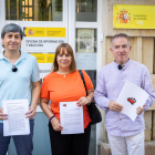Carta que los tres procuradores de Soria Ya han enviado al ministro Óscar Puente solicitando una reunión.