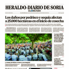 Portada de Heraldo Diario de Soria del 18 de julio de 2024