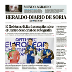 Portada de Heraldo Diario de Soria del 29 de julio de 2024.