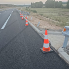 Lugar por donde se salió el vehículo en la A-11.