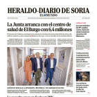 Portada de Heraldo Diario de Soria del 31 de julio de 2024