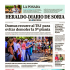 Portada de Heraldo Diario de Soria del 2 de agosto de 2024