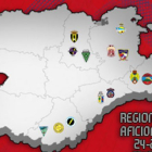 Mapa del Grupo A de la Primera Regional de Aficionados.