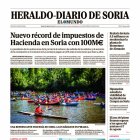 Portada de Heraldo Diario de Soria del 5 de agosto de 2024.