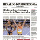 Portada de Heraldo Diario de Soria del 9 de agosto de 2024.