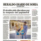 Portada de Heraldo Diario de Soria del 10 de agosto de 2024.