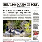 Portada de Heraldo Diario de Soria del 11 de agosto de 2024.