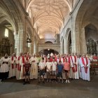 Un momento de la celebración del Día del Misionero este sábado en Vinuesa.