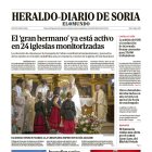 Portada de Heraldo-Diario de Soria de 16 de agosto de 2024.