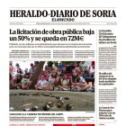 Portada de Heraldo-Diario de Soria de 20 de agosto de 2024