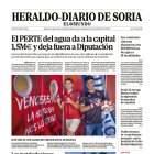 Portada de Heraldo-Diario de Soria de 21 de agosto de 2024.