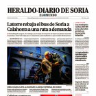 Portada de Heraldo-Diario de Soria de 23 de agosto de 2024